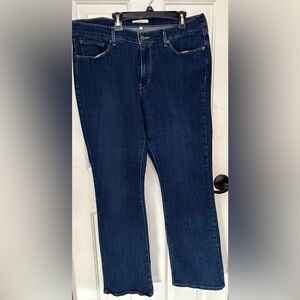 Levi’s Classic Dark Blue Straight Leg Jeans